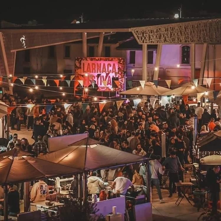 LArnaca Christmas market