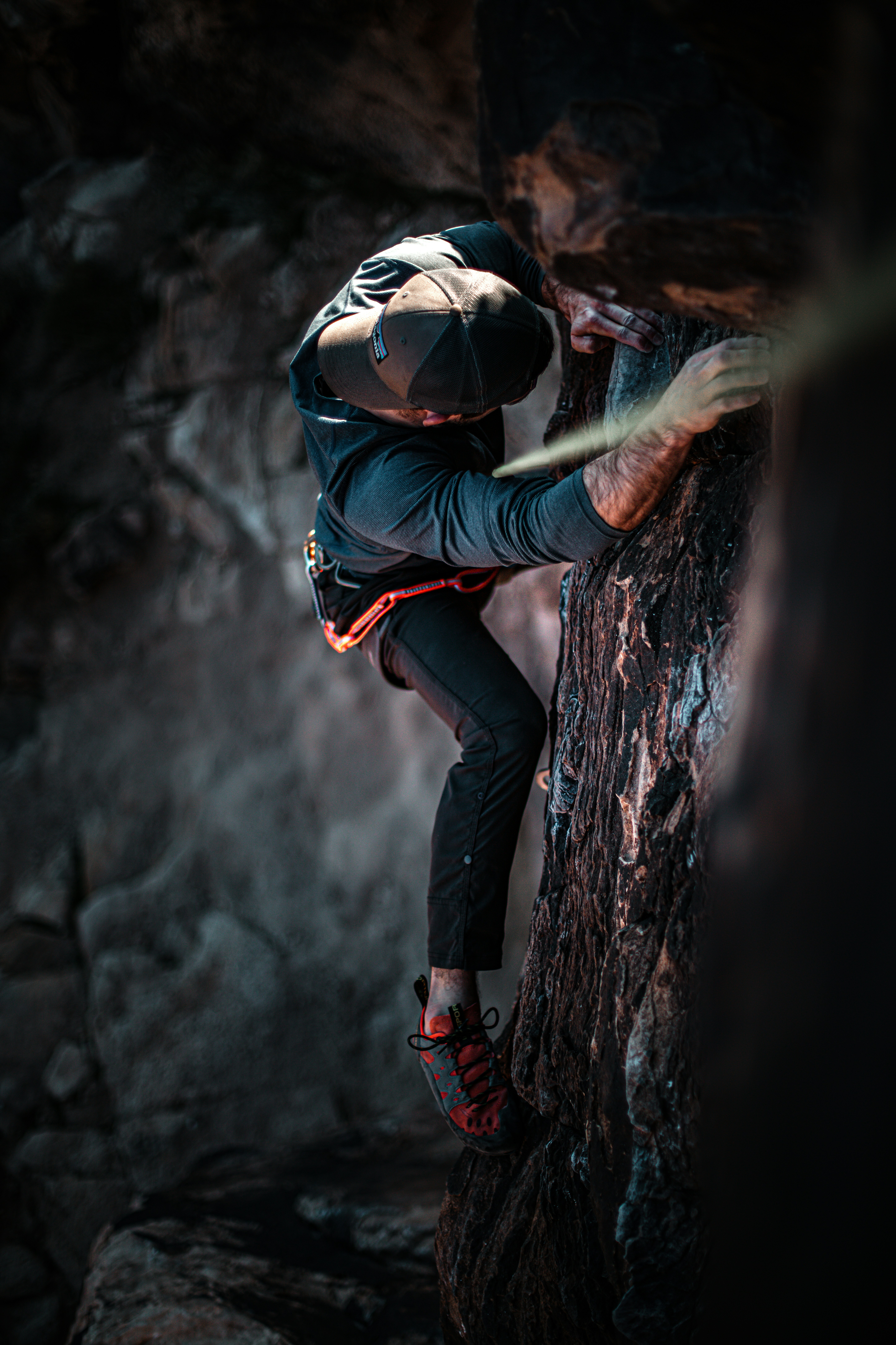 rock climbing